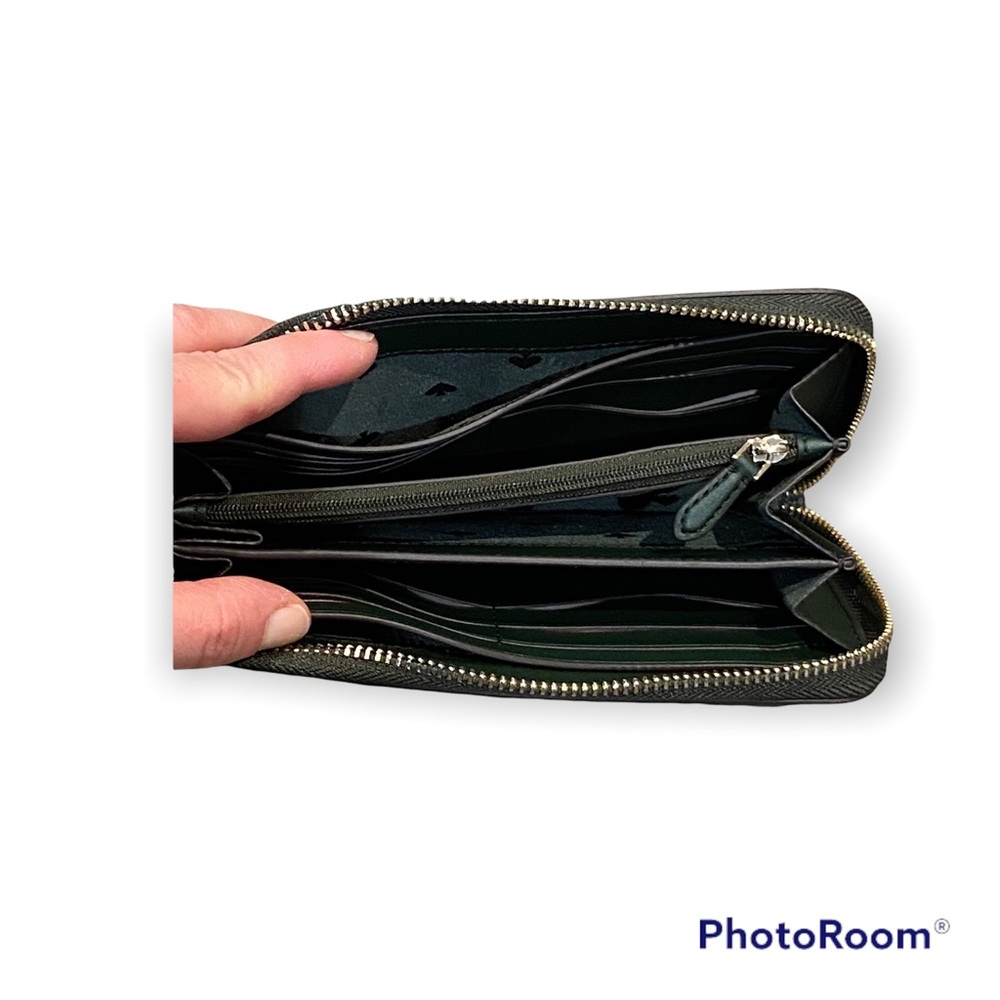Kate Spade dark green continental wallet - Picture 4 of 4